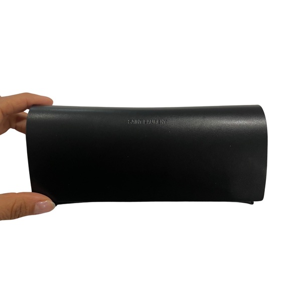 New Saint Laurent LOULOU Mirror Heart Shaped Sunglasses Silver w/ silver lenses - Picture 9 of 13